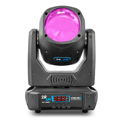 Luz De Escenario Led Cabezal Móvil Steelpro 2rsm-k 127v Luces Color Disco De 8 Colores