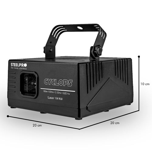 Laser Dj Luces Rgb 1w Profesional - Steelpro