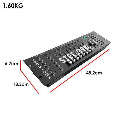Controlador Dmx512 ,12 Escaners  , 192 Canales -  Steelpro