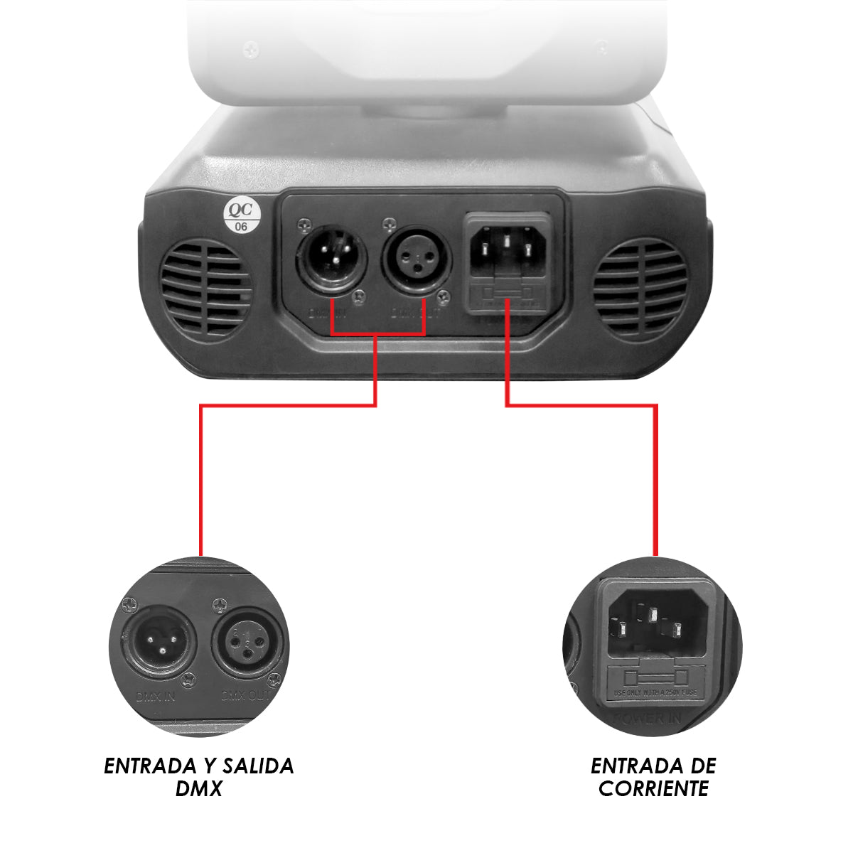 Par de luces robóticas 120W Mini 1 R touring prisma rotatorio 18 caras efecto Rainbow disco 8 colores / 7 colores Aro SMD / 8 Gobos Metalicos 2 Dicroicos DMX512 / 12 Y 14 CANALES Steelpro
