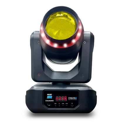 Par de luces robóticas 120W Mini 1 R touring prisma rotatorio 18 caras efecto Rainbow disco 8 colores / 7 colores Aro SMD / 8 Gobos Metalicos 2 Dicroicos DMX512 / 12 Y 14 CANALES Steelpro