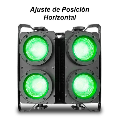 Mini Blinder Con Case 4 Leds De 100w Rgb By Steelpro