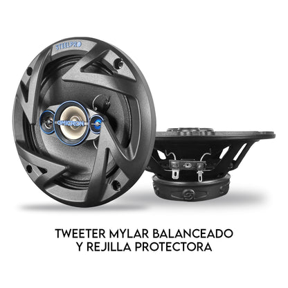 OC-650 Par De Bocina De 6.5 4 Vias Full Range Omicron By Steelpro