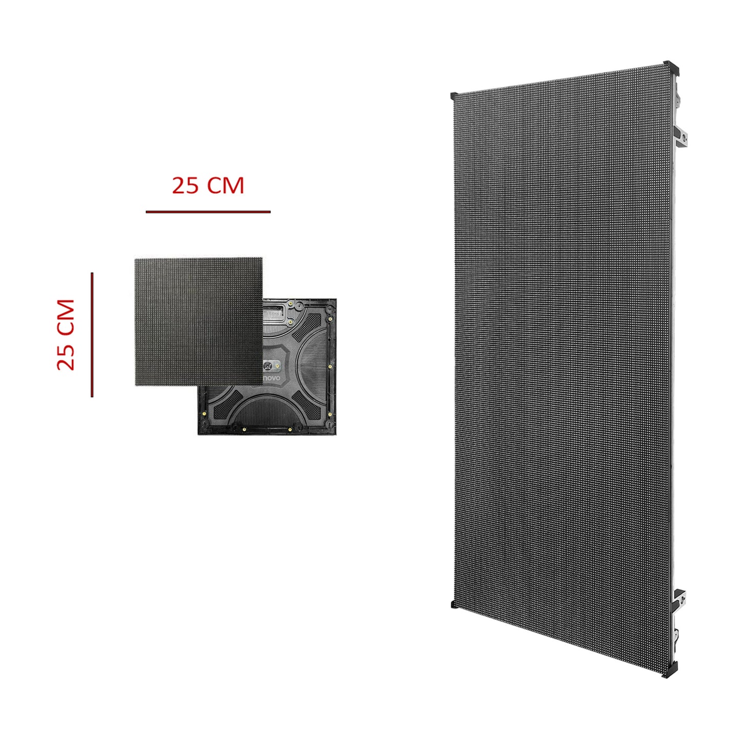 L39iP Pantalla LED Steelpro LENOVO inside pitch 3.9 exterior 8 SCAN Alta Resolución con procesador NOVASTAR de 4 salidas
