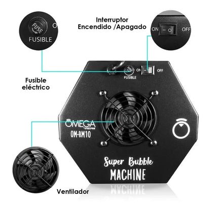 Maquina De Burbuja Eventos Dj Bubble Machine - Steelpro