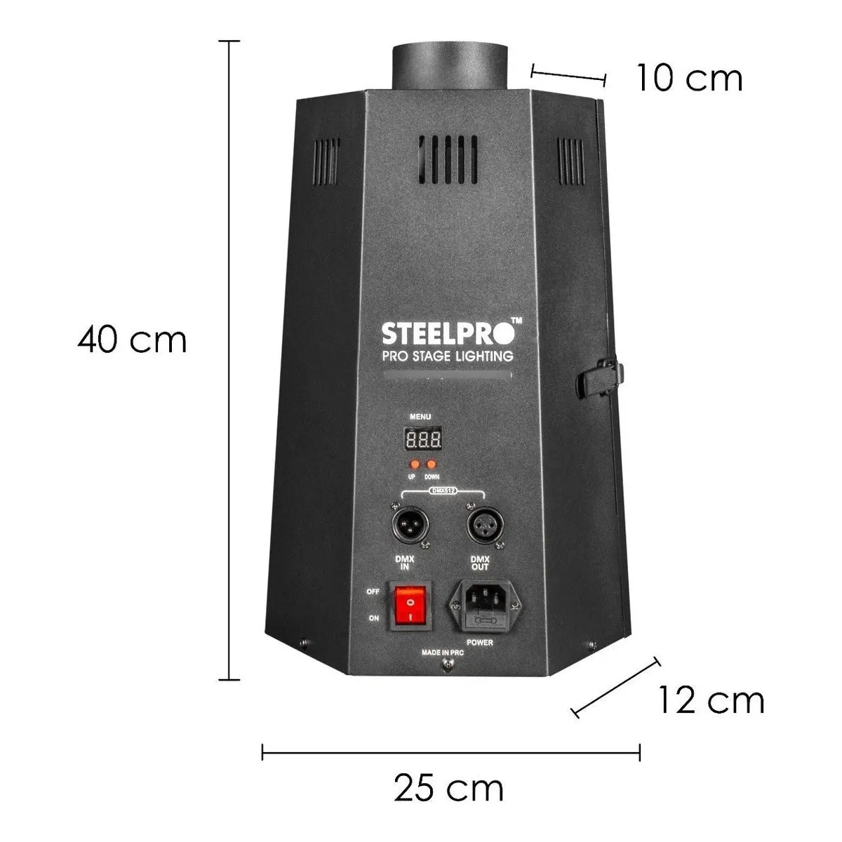 Maquina De Fuego Dmx 200w Lanza Llamas Steelpro