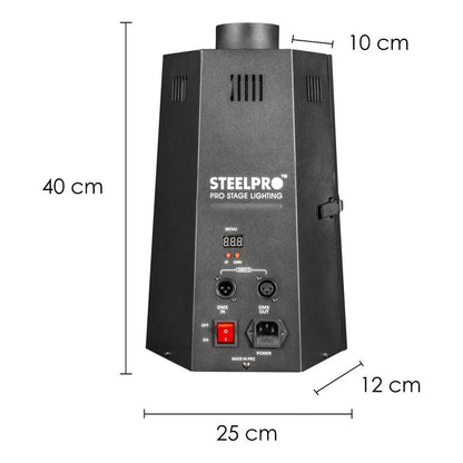 Maquina De Fuego Dmx 200w Lanza Llamas Steelpro