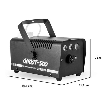 Maquina De Humo 500w + 1 Litro Liquido Ultra Niebla Steelpro