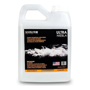 Maquina De Humo 500w + 1 Litro Liquido Ultra Niebla Steelpro
