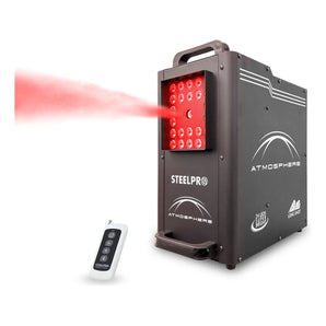 Maquina De Humo Profecional Atmosphere Dmx 1500w Vertical Y Horizontal Potente Steelpro Color Negro