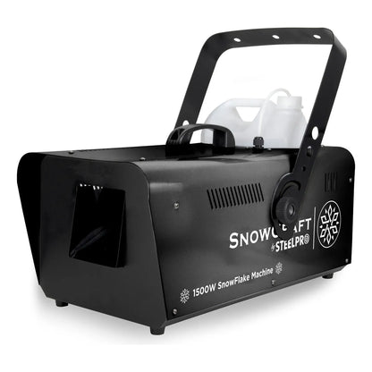 Maquina De Nieve Artificial 1500w + 1 Gl. Liq Nieve Steelpro