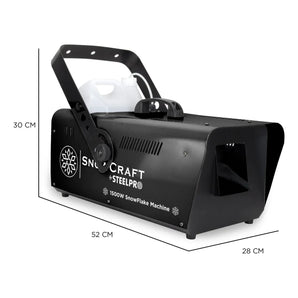 Maquina De Nieve Artificial 1500w,cntrl Inalámbrico,steelpro