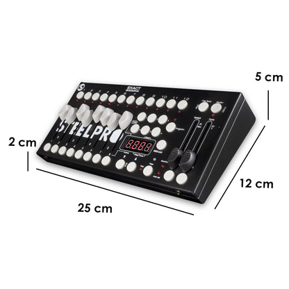 Controlador Iluminación Profesional Dmx Steelpro Exact-2000