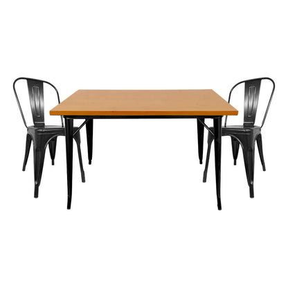 Mesa De Comedor Tolix Rectangular 120x80 By Bellair