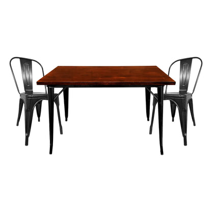 Mesa De Comedor Tolix Rectangular 120x80 By Bellair