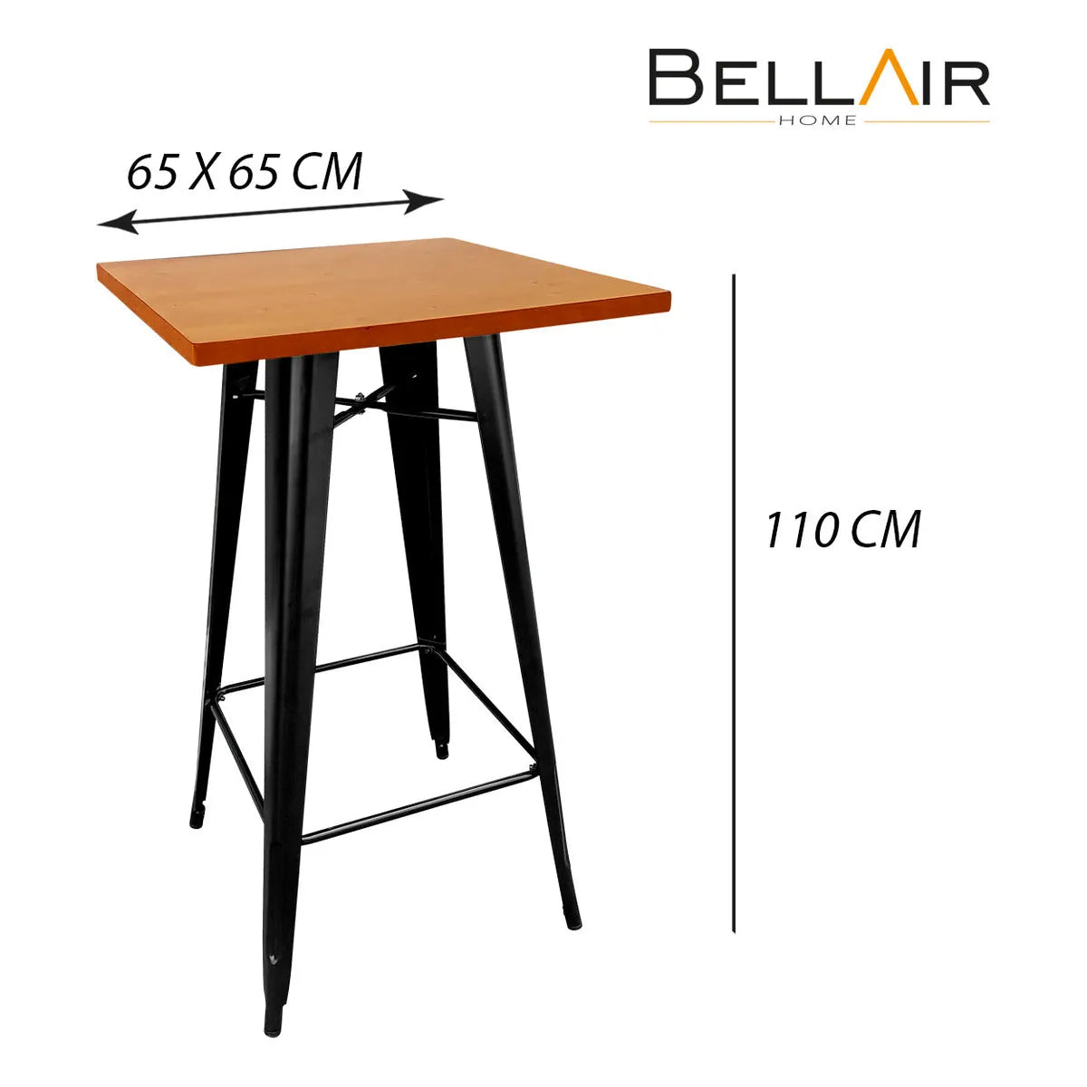 Mesa Tolix Metalica Periquera Alta Restaurante Bar Bellair