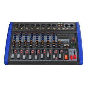 Mezcladora 8 Canales Steelpro Refence-8 Bt Usb 16 Efec Dsp