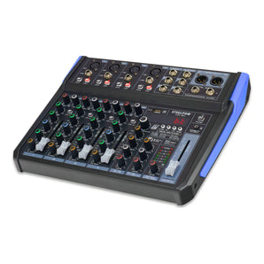 Mezcladora De Audio Usb Bluetooth 8ch 16 Efectos - Steelpro