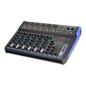 Mezcladora Mixer De 10 Ch 99 Efectos Bluetooth Usb- Steelpro