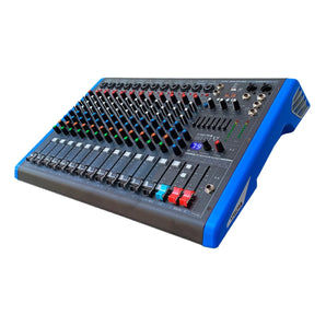 Mezcladora Profesional 12 Canales Dsp Voz De Diablo Y Voz De Ardilla Solo-12.2 Steelpro