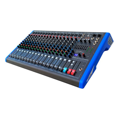 Mezcladora Profesional 16 Canales Dsp Voz De Diablo Y Voz De Ardilla Solo-16.2 Steelpro