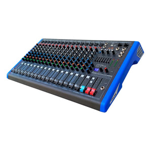 Mezcladora Profesional 16 Canales Dsp Voz De Diablo Y Voz De Ardilla Solo-16.2 Steelpro