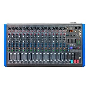 Mezcladora Profesional 16 Canales Dsp Voz De Diablo Y Voz De Ardilla Solo-16.2 Steelpro