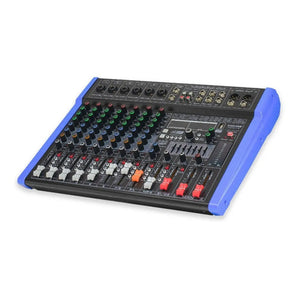 Mezcladora Profesional 8 Canales Bluetooth Eqz Steelpro