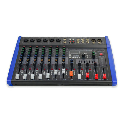 Mezcladora Profesional 8 Canales Bluetooth Eqz Steelpro