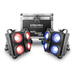 Mini Blinder Con Case 4 Leds De 100w Rgb By Steelpro