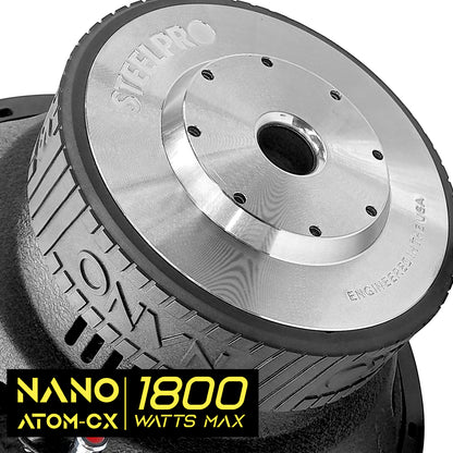 Subwoofer 12 PuLG 3500w Dustcap Fibra Carbono By Steelpro