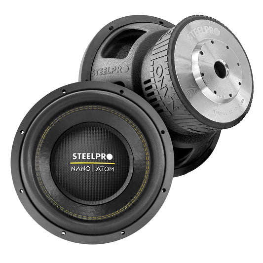 Subwoofer 12 PuLG 3500w Dustcap Fibra Carbono By Steelpro