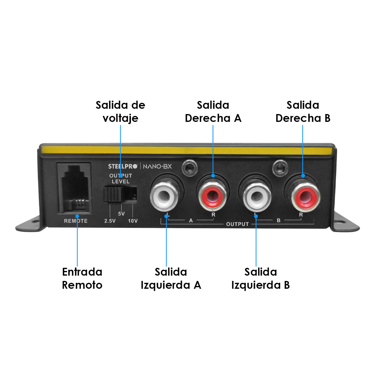 Epicentro Restaurador Digital De Bajos Steelpro Nano-bx 10v