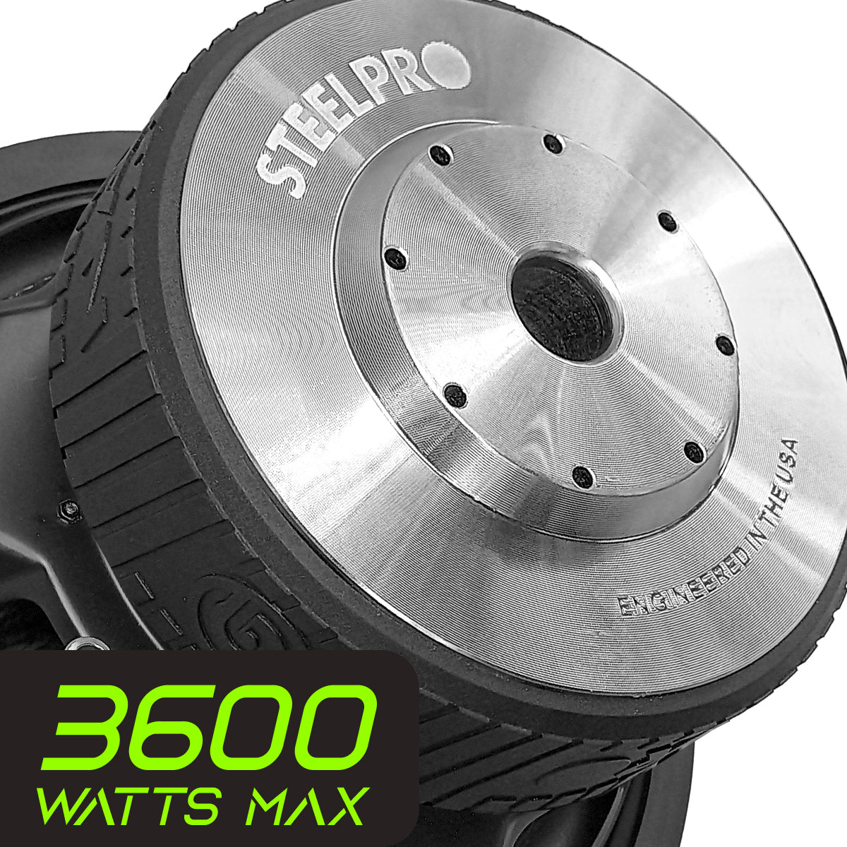 NANO-CX12 Subwoofer 12 Pulgadas 3600w Doble Bobina Impedancia 4+4 Ohms Dustcap Fibra Carbono Openshow Terminales Push Ancha Suspensión De Goma Steelpro
