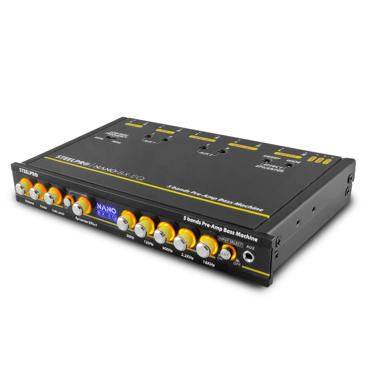Ecualizador Pre-amp 5 Bandas Efecto Epicentro 9volt Steelpro