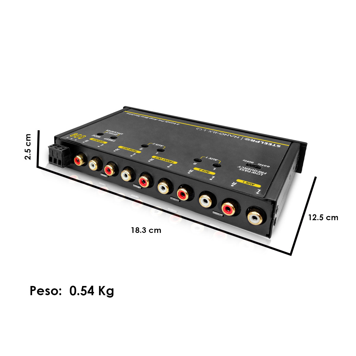 Ecualizador Pre-amp 5 Bandas Efecto Epicentro 9volt Steelpro