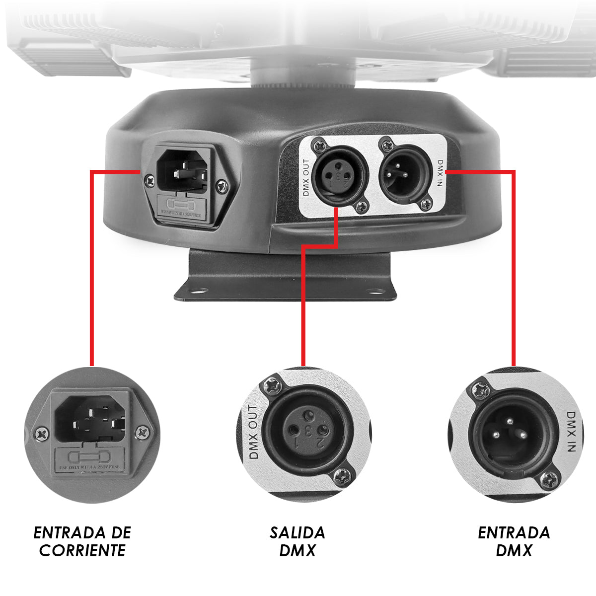 AIRTREK-H Cabeza Robótica Beam Giratorio Led Rgbw Con Laser Steelpro