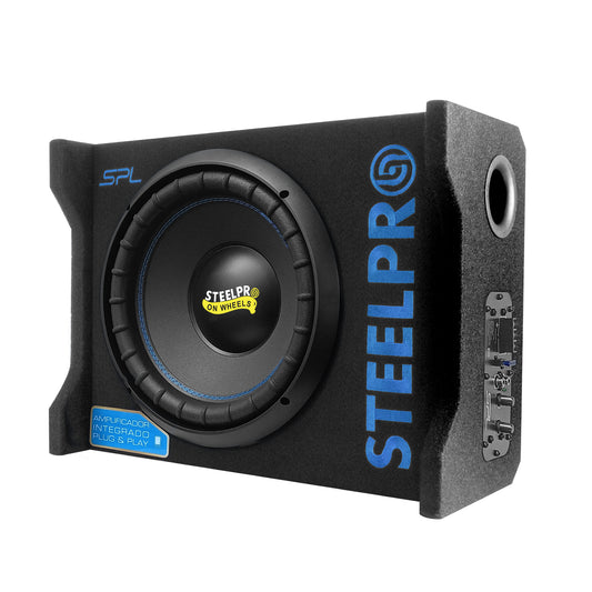 SPL1250XB Subwoofer Amplificado 12 Pulgadas 1250W MAX 650W RMS Activo Con Puerto De Aire Auto Turn On Car Audio Steelpro