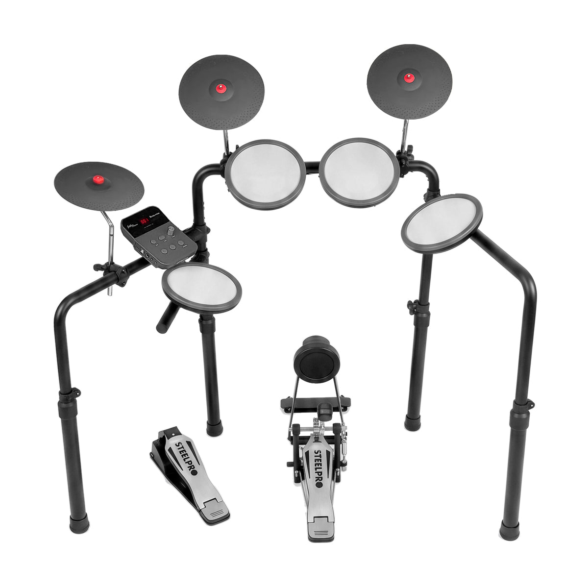 Batería Electrónica De 9 Cuerpos Steelpro Nitro-Pro-9 Musical