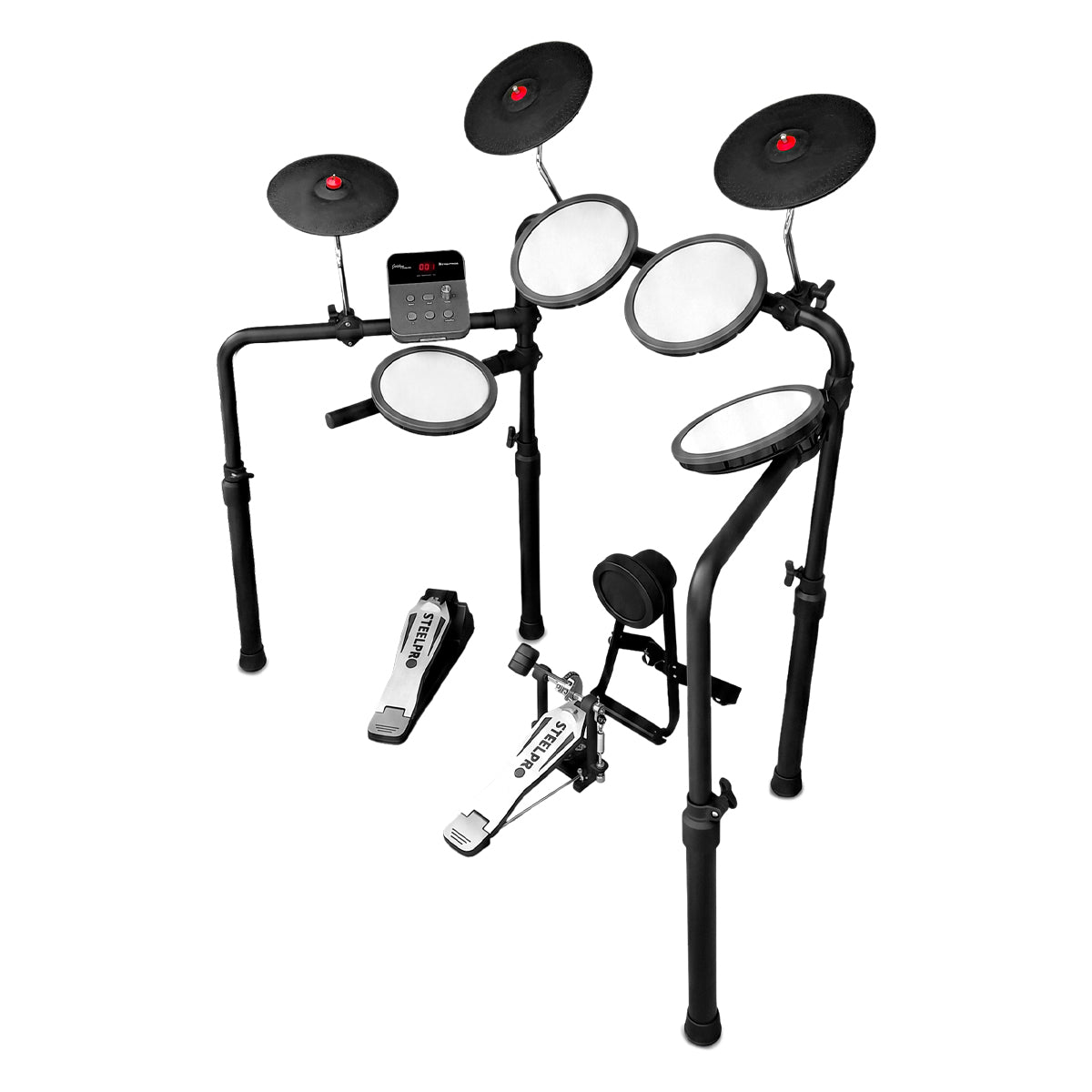 Batería Electrónica De 9 Cuerpos Steelpro Nitro-Pro-9 Musical