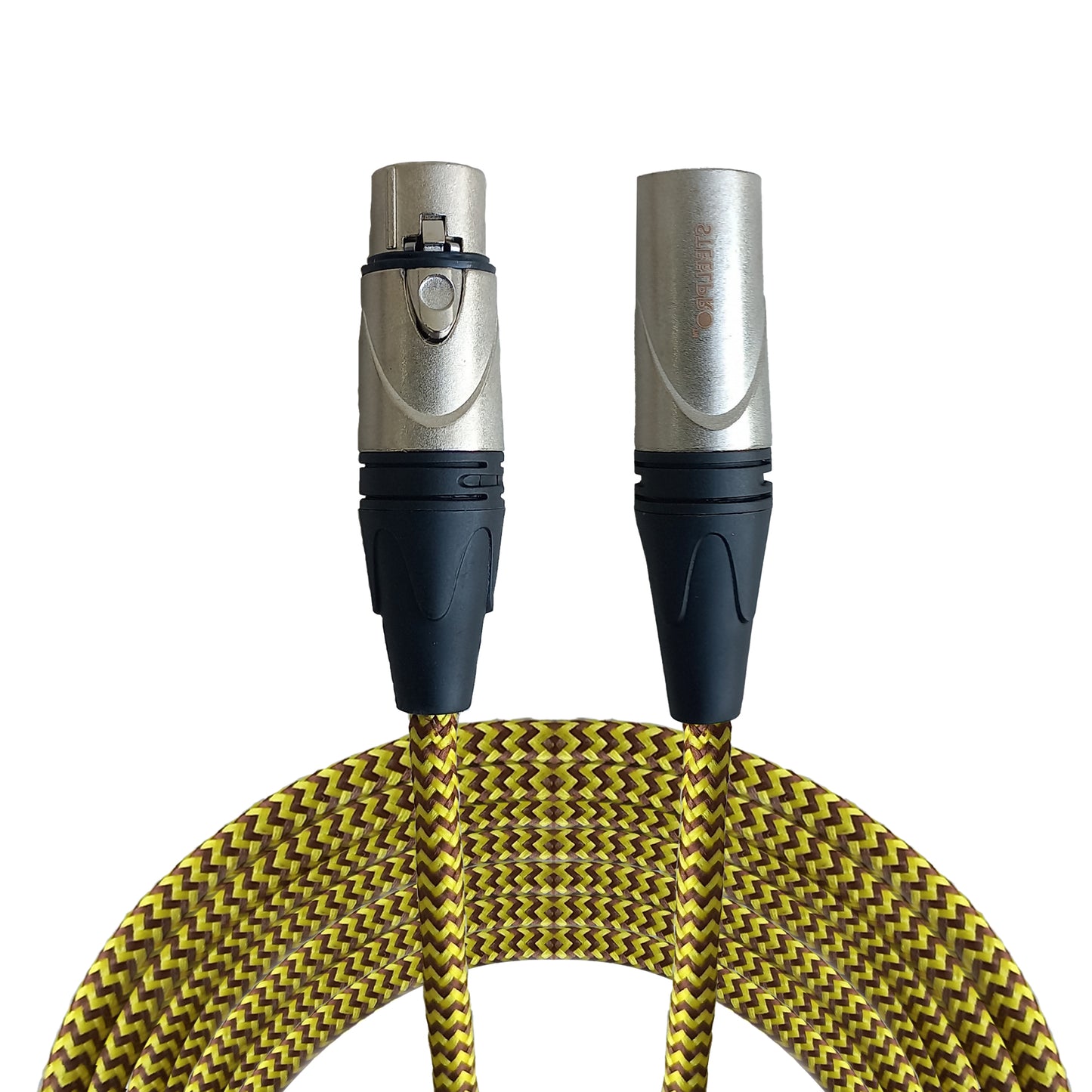 Cable Xlr 10m Balanceado Profesional Macho - Hembra NX-YLL-10M Steelpro