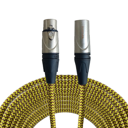 Cable Xlr 15m Balanceado Profesional Macho - Hembra NX-YLL-15M Steelpro