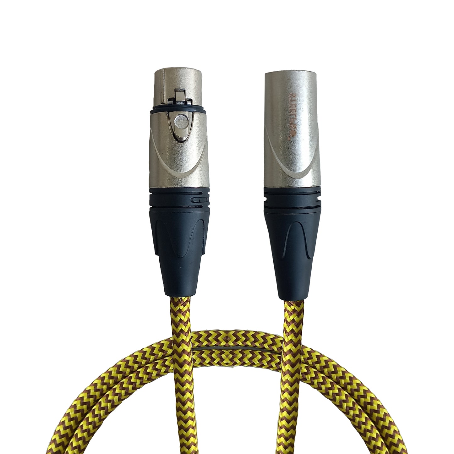 Cable Xlr 1m Balanceado Profesional Macho - Hembra NX-YLL-1M Steelpro
