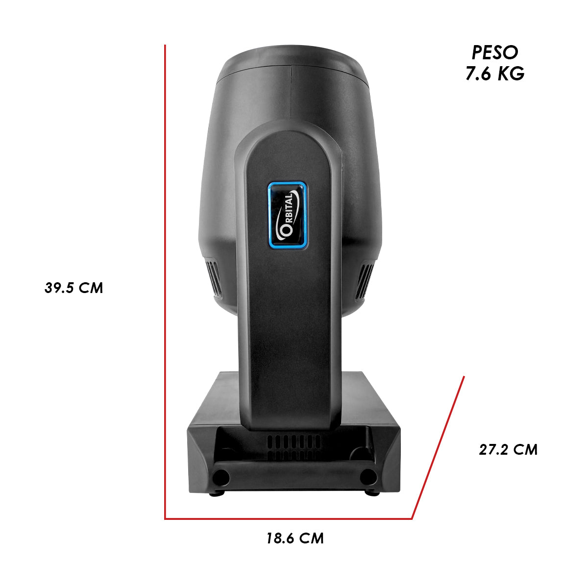 Cabeza Móvil Láser Rgb 5 Watts Steelpro Orbital Figuras 2d