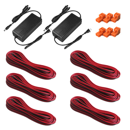 PAK-CS65-K8 Kit de 2 Bocinas Plafón 6.5" Bluetooth 2 Activas + 6 Pasivas Audio Ambiental Maestro Esclavo Steelpro