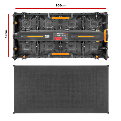 L39iP Pantalla LED Steelpro LENOVO inside pitch 3.9 exterior 8 SCAN Alta Resolución con procesador NOVASTAR de 4 salidas