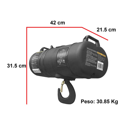 PAK-PLPX4 Kit Profesional 4 Polipastos Eléctricos De Cadena 1 Tonelada Con Controlador Steelpro
