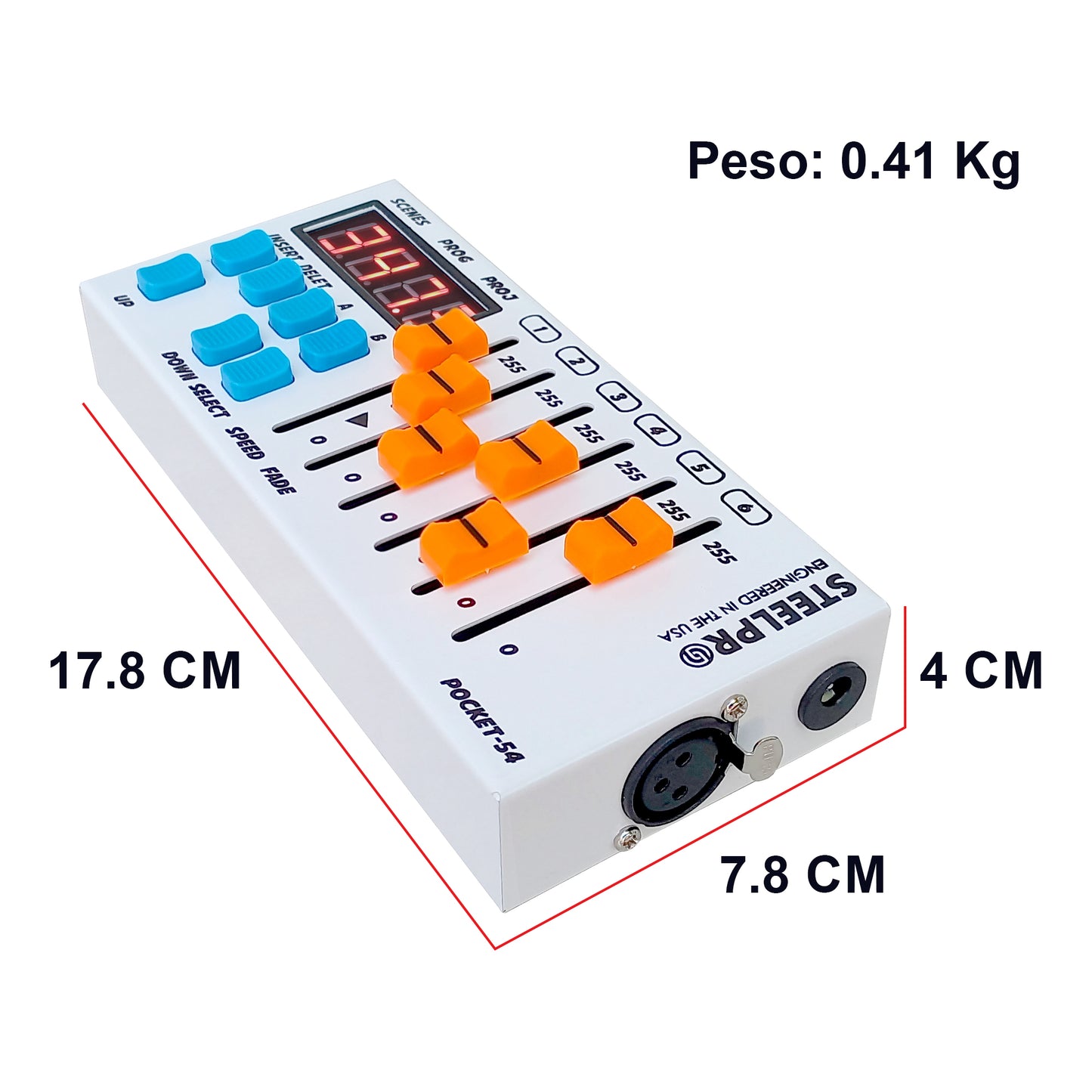 Controlador Dmx Profesional Luces Dj 54 Canales Steelpro