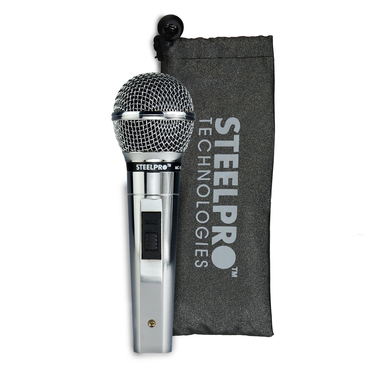 MC-1370 Micrófono Dinámico Profesional Cardioide XLR Para Voz Vocalistas Karaoke Eventos Audio En Vivo Respuesta 50Hz-16000Hz Bobina Móvil Steelpro