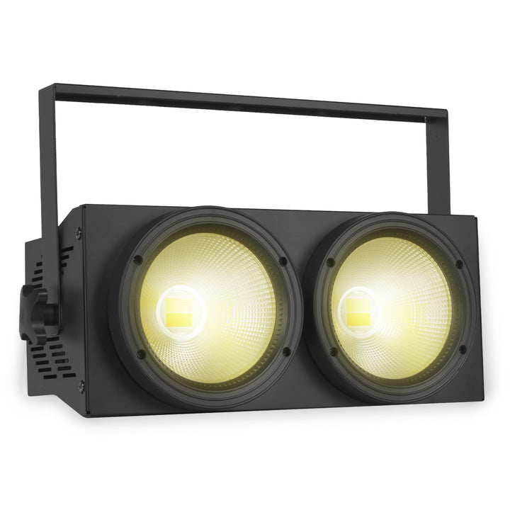 Blinder-2w Steelpro 2x100w Led Blanco Frio/calido
